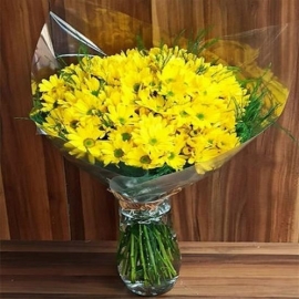 Turkey Florist Yellow Daisy Bouquet