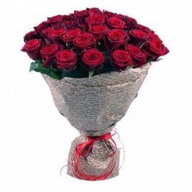  Turkey Flower Order 35 Pieces Red Rose Bouquet