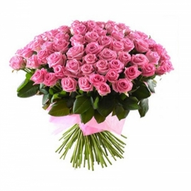  Turkey Flower Delivery 101 Pieces Pink Rose Bouquet